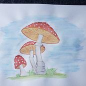 Fly Agaric. Un progetto di Illustrazione tradizionale, Pittura e Pittura ad acquerello di Kim Farrell - 15.01.2022