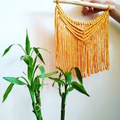 Tapiz macramé. Projekt z dziedziny Makrama i Craft użytkownika Kirimé - 15.01.2022