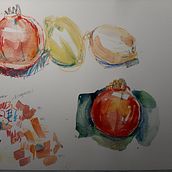 My project in Creative Watercolor Sketching for Beginners course. Traditional illustration, Sketching, Creativit, Drawing, Watercolor Painting, and Sketchbook project by Annette Willems - 01.15.2022