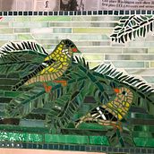 Intro to Mosaic Artwork - my goldfinch mosaic. Arts, Crafts, Furniture Design, Making, Decoration, Ceramics, and DIY project by jillboone - 01.15.2022
