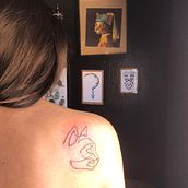 Mi Proyecto del curso: Tatuaje para principiantes, mi primer tattoo<3. Tattoo Design project by julian_alf97 - 01.15.2022