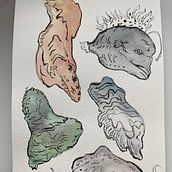 My project in Daily Sketching for Creative Inspiration course. Traditional illustration, Sketching, Creativit, Drawing, and Sketchbook project by kyungwon Park - 01.16.2022