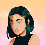 First Ever Portrait Project!. Traditional illustration, Drawing, Digital Illustration, Portrait Drawing, Digital Drawing, and Digital Painting project by Jose Ruiz - 01.16.2022
