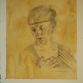 Repeat Project  Hannah II from course by @michelebajona. Artistic Drawing, Naturalistic Illustration, Portrait Drawing, and Drawing project by Linda Schneider - 01.15.2022
