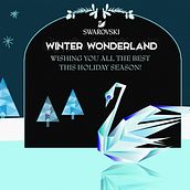 WINTER WONDERLAND | SWAROVSKI. Traditional illustration, Advertising, Art Direction, Br, ing, Identit, Character Design, Graphic Design, Packaging, T, pograph, and Vector Illustration project by Sergio Castañeda - 11.03.2021