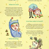 Mushroom Hunting with Kids | A CHILD & NATURE REUNION. Design, Traditional illustration, Web Design, Children's Illustration, Editorial Illustration, and Pencil Drawing project by Sergio Castañeda - 11.12.2021