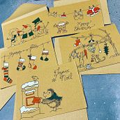 Carte de vœux . Traditional illustration project by Aurelie Charpentier - 01.16.2022