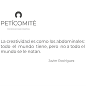 PETÍCOMITÈ: Cultura en pequeño formato para llegar a todas las personas.. Un progetto di Marketing, Cop, writing, Stor, telling, Content marketing e Comunicazione di javier.rodhern - 16.01.2022
