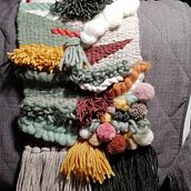 Mi Proyecto del curso: Técnicas de telar para principiantes. Arts, Crafts, Decoration, Fiber Arts, Weaving, and Textile Design project by kakusacorao - 01.16.2022