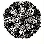 My project in The Art of Mandala Drawing: Create Geometric Patterns course. Un projet de Dessin et Illustration à l'encre de Anna Koczela - 16.01.2022