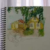 Meu projeto do curso: Caderno de viagem em aquarela. Traditional illustration, Watercolor Painting, Architectural Illustration, and Sketchbook project by Julia S. Schussler - 01.16.2022