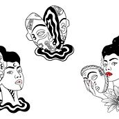 Meu projeto do curso: Desenho de tatuagem autoral com Procreate Ein Projekt aus dem Bereich Traditionelle Illustration, Grafikdesign, Zeichnung, Digitale Illustration, Tattoodesign und Digitale Zeichnung von Joyce Ackermann Cavalcanti - 19.01.2022