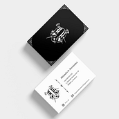 Logotipo y tarjeta de visita para tatuador autónomo Ein Projekt aus dem Bereich Design, Grafikdesign, Br, ing und Identität, Tattoodesign, T, pografie und Logodesign von Ale García - 16.01.2022