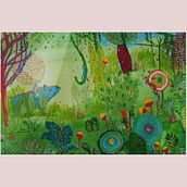 Mon projet du cours : Illustration narrative pour enfants avec des techniques mixtes. Un proyecto de Ilustración tradicional, Collage, Dibujo a lápiz, Ilustración infantil, Narrativa, Pintura gouache y Álbum ilustrado						 de Constance - 16.01.2022