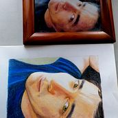 Mi Proyecto del curso: Retrato realista con lápices de colores. Traditional illustration, Fine Arts, Pencil Drawing, Drawing, Portrait Drawing, Realistic Drawing, Artistic Drawing, and Colored Pencil Drawing project by Maria Arce - 01.16.2022