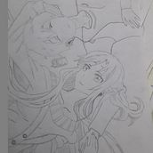 Dibujos de practica tande a mano como en tablet . Ilustrație tradițională și Desen de Valentin Barsimanto - 02.04.2021