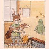Mon projet du cours : Personnages animaux à l’aquarelle pour livres jeunesse. Traditional illustration, Fine Arts, Painting, Drawing, Watercolor Painting, Children's Illustration, and Narrative project by helene_a - 01.17.2022