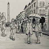 Il mio progetto del corso: Introduzione al disegno di persone partendo dall'immaginazione. Traditional illustration, Fine Arts, Sketching, Pencil Drawing, Drawing, Artistic Drawing, and Figure Drawing project by silviabigne - 01.17.2022