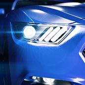 Mustang Advertising. Design, Motion Graphics, 3D, Animation, Art Direction, Automotive Design, Lighting Design, Audiovisual Production, 3D Animation, Stor, telling, 3D Design, and Audio project by Adrián Moreno - 01.17.2022