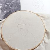 Mi Proyecto del curso: Creación de retratos bordados. Bordado, e Design têxtil projeto de Victoria Perera - 11.02.2022