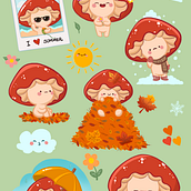 My project in Kawaii Illustration: Create Charming Characters course. Projekt z dziedziny Trad, c, jna ilustracja, Projektowanie postaci i Manga użytkownika Ana Elisa Canarim Cordeiro - 17.01.2022