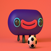 Mascotas. 3D Modeling, Traditional illustration, and Design project by Lucas Carril - 12.31.2021