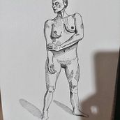 My project in Figure Drawing for Beginners course. Un projet de Beaux Arts, Esquisse , Dessin au crayon, Dessin, Dessin réaliste , et Dessin anatomique de Nerea Folo - 17.01.2022
