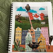My project in Creative Collage: Telling Stories in Layers course. Traditional illustration, Collage, Paper Craft, Digital Illustration, Stor, telling, Digital Design, Communication, Narrative, and Editorial Illustration project by Helene DudaHolmes - 01.16.2022