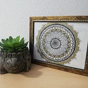 Mi Proyecto del curso: El arte de dibujar mandalas: crea patrones geométricos. Een project van  Tekening,  Illustratie met inkt y  Ontwerp van belkysguerra - 18.01.2022