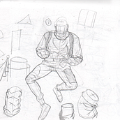 Drawing fold and the figure.. Traditional illustration, Fine Arts, Sketching, Pencil Drawing, Drawing, Artistic Drawing, and Figure Drawing project by daigemal - 01.17.2022