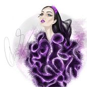 Digital Drawing. Fashion Illustration	 project by Elena-Alexandra Cucoș - 01.18.2022