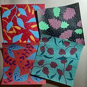 Final project. Traditional illustration, Pattern Design, Botanical Illustration, and Sketchbook project by Monica Bocci - 01.18.2022