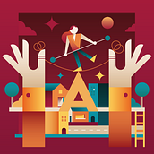 Nestlé. Traditional illustration project by Francesco Poroli - 01.18.2022