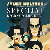 My project: Cover of monthly Culture supplement of Croatian daily newspaper Jutarnji list. Un progetto di Illustrazione tradizionale, Character design e Illustrazione vettoriale di Tomislav Botić - 12.12.2021