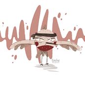 Pakito. Traditional illustration, and Character Design project by emeline burggraeve - 01.18.2022
