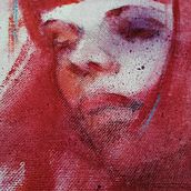 Mein Kursprojekt: Experimentelles Porträt: Mische Öl-, Acryl- und Sprayfarben. Fine Arts, Painting, Acr, lic Painting, and Oil Painting project by Olga David - 01.18.2022