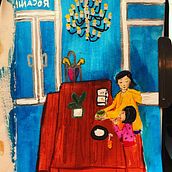 My project in Exploratory Sketchbook: Find Your Drawing Style course. Een project van Traditionele illustratie,  Schetsen,  Creativiteit,  Tekening, Aquarelschilderen, Sketchbook y Schilderen met gouache van crispuno - 18.01.2022