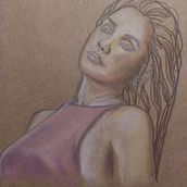 Mi Proyecto del curso: Ilustración con pastel y lápices de colores. Traditional illustration, Fine Arts, Pencil Drawing, Drawing, Portrait Drawing, Realistic Drawing, and Artistic Drawing project by Jorgelina Bordón - 12.15.2021