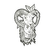 Mój projekt z kursu: Projektowanie i ilustrowanie tatuaży cyfrowych za pomocą programu Procreate. Traditional illustration, Graphic Design, Digital Illustration, Tattoo Design, and Digital Drawing project by Adrian Strójwąs - 01.19.2022