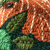 Mi Proyecto del curso: Bordado XL con aguja mágica. Projekt z dziedziny  Haft,  Dekoracja wnętrz,  Haft pętelkow, Wzornictwo tekst i liów użytkownika CARLA ARAMAYO MATIJASEVIC - 19.01.2022