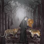 Dante Alighieri -İlahi Komedya / Cehennem 1. Kanto . Un progetto di Illustrazione tradizionale di Damla Kazar - 19.01.2022