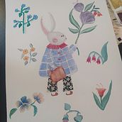 Meu projeto do curso: Criação de aquarelas para ilustração narrativa. Traditional illustration, Watercolor Painting, and Children's Illustration project by danielledhoye - 01.19.2022