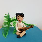 My project in Character Modeling with Sugar Paste course. Design, Character Design, and DIY project by Anca Varga - 01.19.2022