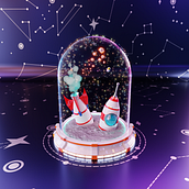 Outer Space Crash. 3D, and 3D Modeling project by Oscar Dario Valencia Bedoya - 01.20.2022
