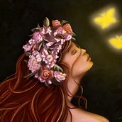 Mi Proyecto del curso: Retratos digitales de fantasía con Photoshop. Traditional illustration, Drawing, Digital Illustration, Portrait Drawing, Digital Drawing, and Digital Painting project by Amelia - 01.19.2022