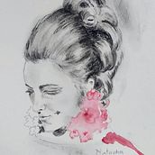 Mi Proyecto del curso: Retrato artístico al carboncillo: mamá Ein Projekt aus dem Bereich Traditionelle Illustration, Bildende Künste, Zeichnung, Porträtzeichnung, Realistische Zeichnung und Artistische Zeichnung von natachabollini - 19.01.2022