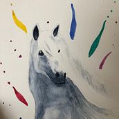 My project in Expressive Animal Portraits in Watercolor course. Traditional illustration, Watercolor Painting, Realistic Drawing, and Naturalistic Illustration project by emilie_leo4 - 01.20.2022