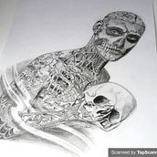 RETRATO DE ZOMBIE BOY. Un projet de Dessin de portrait de Jessica Rodriguez - 20.01.2022