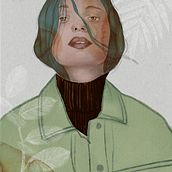 Mi Proyecto del curso: Retrato ilustrado con Procreate. Traditional illustration, Vector Illustration, Digital Illustration, and Portrait Drawing project by Paula Te Ele - 01.20.2022
