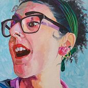 Ritratto di Valentina. Painting, Oil Painting, and Fine Arts project by Viviana Schettini - 01.20.2022